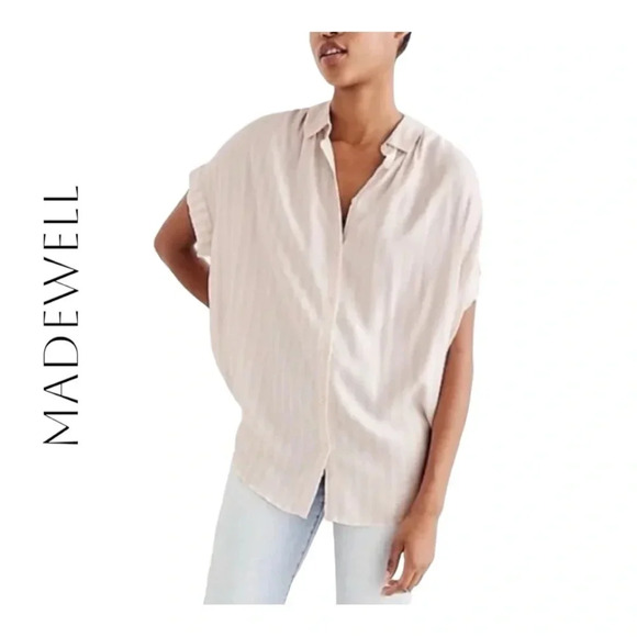 0088W. MADEWELL CENTRAL SHIRT SIZE SMALL‎ 100% VISCOSE - Picture 1 of 10